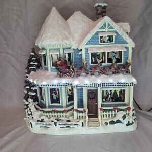 Thomas Kinkade Hawthorne Village Twas The Night Before Christmas Narrated